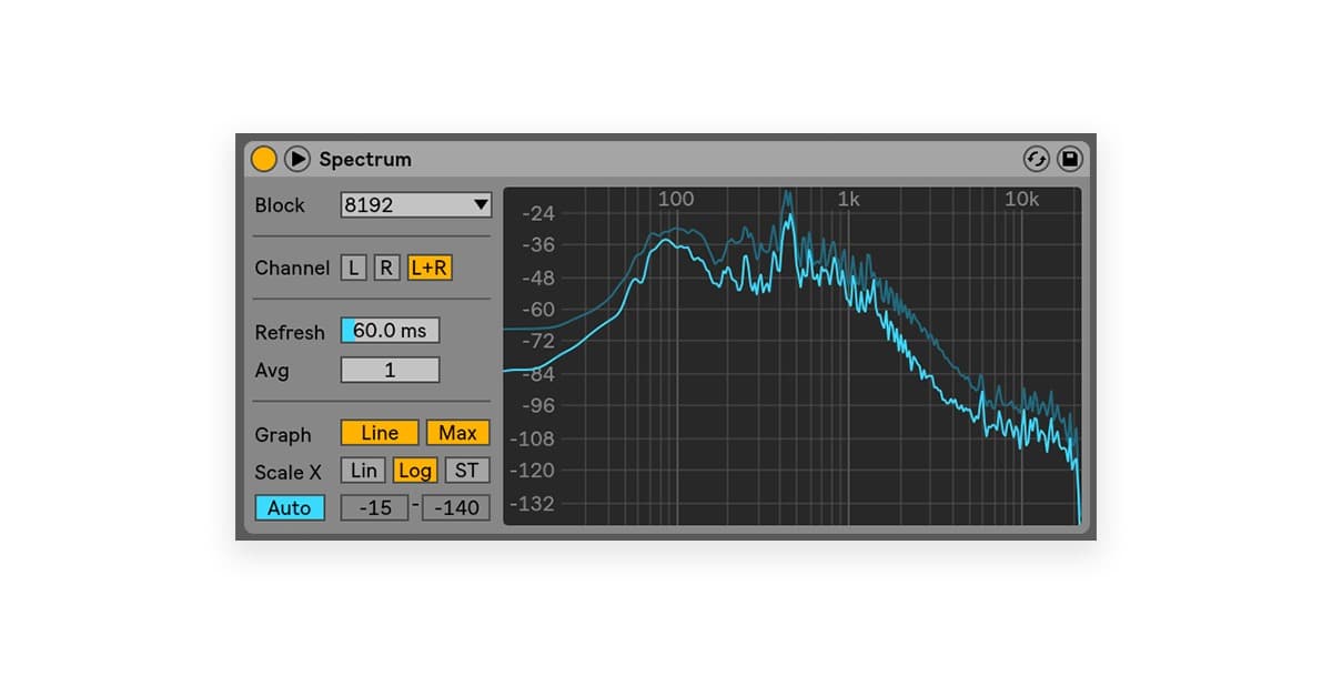 ableton spectrum analyzer