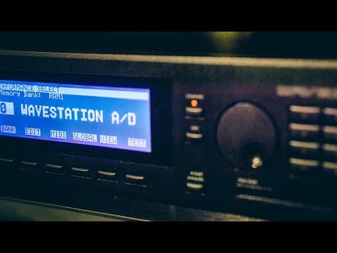 The unique sound of the Korg Wavestation in action.